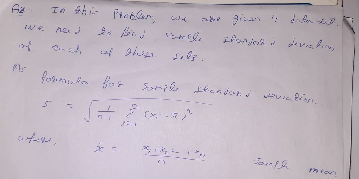 Statistics homework question answer, step 1, image 1